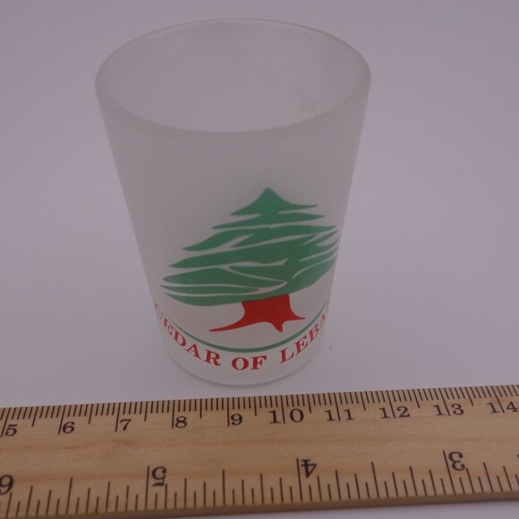 Cedar of Lebanon and Rawcheh Lebanon Smoked Shot Glasses - Picture 6 of 13